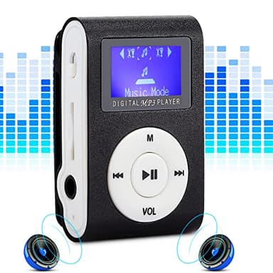 Mini lettore musicale USB 2.0 con display digitale LCD da 1,8 pollici Lettore MP3 per musica