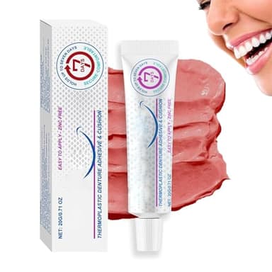 Kit Di Ribattitura In Silicone Per Dentiere, Adesivo Per Dentiere Termoplastico Seurico, Set Per Dentiere Con Ribattitura In Silicone, Cuscinetto Adesivo Per Dentiere (1pcs)