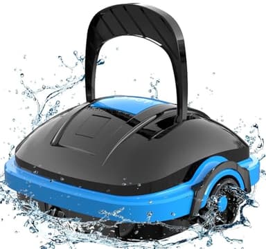 WYBOT Robot Pulitore per Piscina Senza Fili con Doppio Motore, Parcheggio Autonomo, Forte Aspirazione Robot Aspirapolvere per Piscina Fino a 50 m²