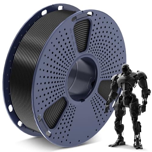 SUNLU PLA Filamento Stampante 3D, Filamento PLA 1.75mm per Stampante 3D, Adatto Alla Maggior Parte Delle Stampanti 3D FDM, Bobina 3D Filamento PLA da 1KG. (Nero)