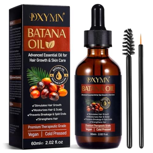 Olio di Batana per la crescita dei capelli - Olio di Botana 100% naturale, elimina le doppie punte, ripristina i capelli danneggiati, migliora la luminosità dei capelli (1 Pack 1x60ML)