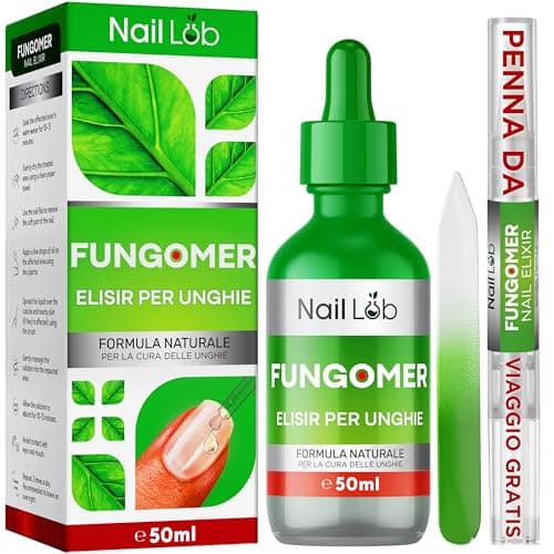 NAIL LAB Trattamento Fungino Premium per Unghie dei Piedi Extra Forte-50ml-Contiene Olio di Albero del Tè, Fungo dell'Unghia per le Unghie delle Mani - Penna Antifungina da 3ml+Lima per Unghie Gratis