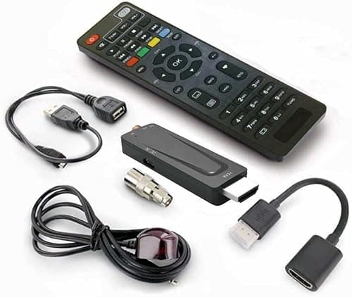Decoder DVB-T2 HD Dongle NANO T265 Ricevitore Digitale Terrestre, Full HD, H265 HEVC, 10 Bit, FTA, HDMI, Sensore IR, Supporto USB Media Player, Telecomando Universale 2in1, Main 10