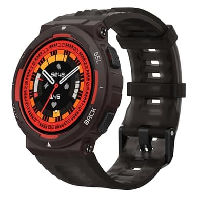 Amazfit Active Edge, 46 mm, Smart Watch dal Design Elegante e Resistente per lo Sport e il Fitness, GPS, AI Health Coach, Sport Outdoor, allenamenti ed esercizi, batteria da 16 giorni, 10 ATM