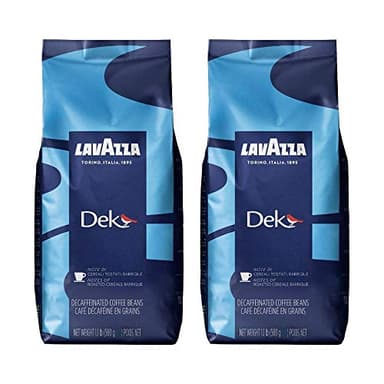 Lavazza Dek, Decaffeinato, Caffè in Grani, 2x 500g