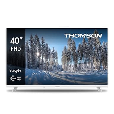Thomson 40 Pollici (101 cm) FHD LED Bianco Easy TV – 40FD2S13W – 2023