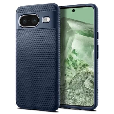 Spigen Cover Liquid Air Compatibile con Google Pixel 8 - Blu Notte