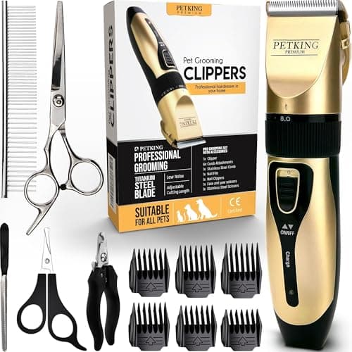 PetKing Premium Tosatrice per Cani Professionale Rasoio Pelo Lungo per Gatti Macchinetta