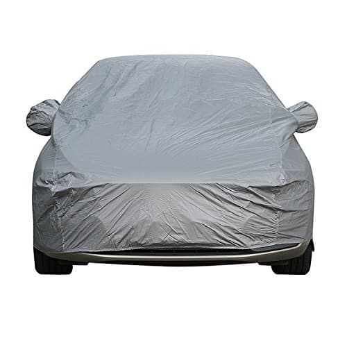 Sipobuy Copertura universale per auto, completamente impermeabile, antigraffio, resistente, foderata, in cotone traspirante, molto resistente