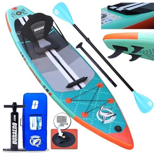 Tavola sup tavola da sup gonfiabile, 330 x 76 x 15 cm, portata fino a 150 kg, supporto per cam, pad integrato a 3 pinze, doppia pagaia regolabile, accessori completi, Verde Menta