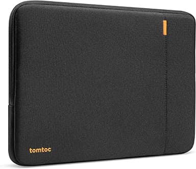 tomtoc 360° Custodia per Nuovo 13 Pollici MacBook Air M4/M3/M2/M1 (2025-2018) A3240 A3113 A2681 A2337, 13 Pollici MacBook Pro M2/A2686 M1/A2338, Idrorepellente Antiurto Protezione Tutto Tondo Borsa