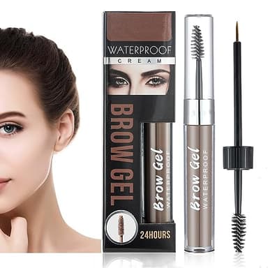 Crema colorante per sopracciglia liquido Waterproof Eye Brow Enhancer Colorante Sopracciglio,Gel Sopracciglio Trucco per sopracciglia istantaneo a lunga durata Firulab