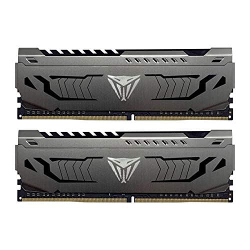Patriot Viper Steel DDR4 RAM 16GB (2X8GB) 3200MHz CL16 UDIMM Desktop Gaming Memory Kit - PVS416G320C6K