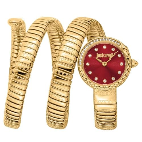 Just Cavalli Orologio Analogico al Quarzo Donna con Cinturino in Acciaio Inox JC1L302M0035