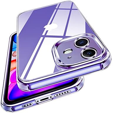 iVoler Anti Ingiallimento Chiaro Cover per iPhone 11 6.1 Pollici, [Protezione Fotocamera] Trasparente Sottile Antiurto Custodia Case con Paraurti Assorbimento degli urti
