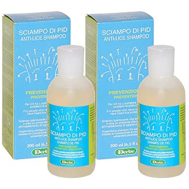 2x Derbe - SHAMPOO di PID - Ducento ml - Shampoo preventivo per l'insediamento Pidocchi - Pacchetto contenente 2 confezioni da Duecento ml l'una + in OMAGGIO 2 Tisane Funzionali Viropa