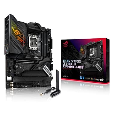 Asus ROG STRIX Z790-H GAMING WIFI, Intel Z790, 1700, ATX, 4 DDR5, HDMI, DP, Wi-Fi 6E, LAN 2.5G, PCIe5, RGB, 4x M.2