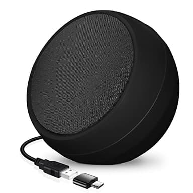 ADELGO Mini Casse PC, Altoparlante PC USB per Computer, Portatile Stereo Speakers per Tablet Desktop Laptop e Banco Cassa–Plug and Play