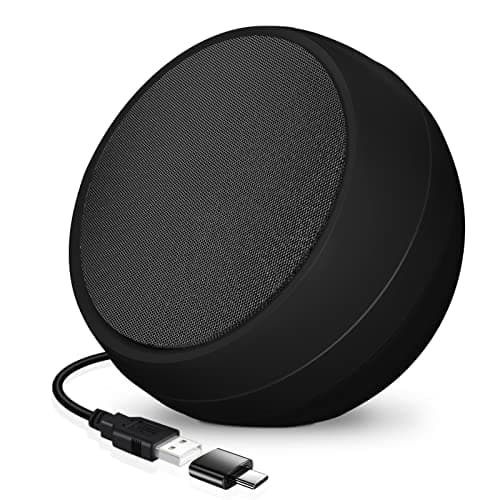 ADELGO Mini Casse PC, Altoparlante PC USB per Computer, Portatile Stereo Speakers per Tablet Desktop Laptop e Banco Cassa–Plug and Play