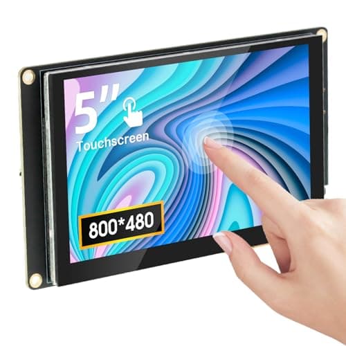 ELECROW Monitor touchscreen per Raspberry Pi, Mini monitor da 5 pollici 800×480 HD IPS Raspberry Pi Display compatibile con Raspberry Pi, PC, Jetson Nano