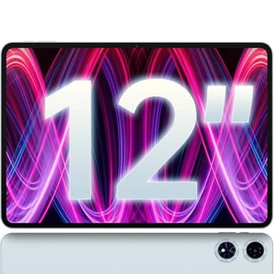 TECLAST Tablet 12 Pollici 90Hz T60Plus Android 14 Tablets 2K, Doppio SIM 4G LTE+5G WiFi, MTK G88 Octa-Core 2.0Ghz, 2000x1200 IPS/16GB RAM+128GB ROM/8000mAh/BT5.2/13MP/TF 4TB/Widevine L1/OTG/GPS-2025