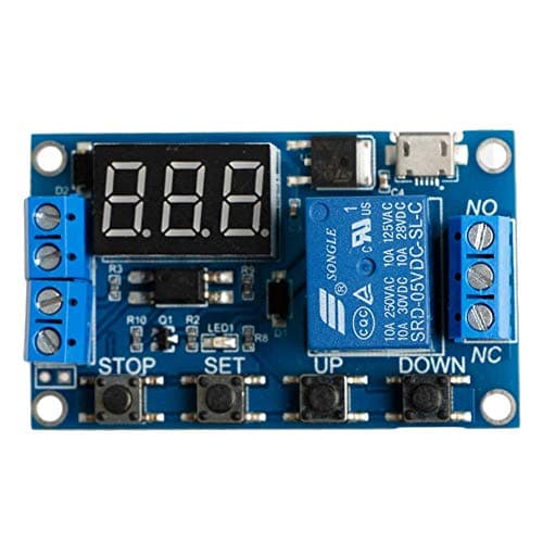 ARCELI store 6-30V Timer relè temporizzatore regolabile Modulo interruttore Tempo ritardo circuito stampato