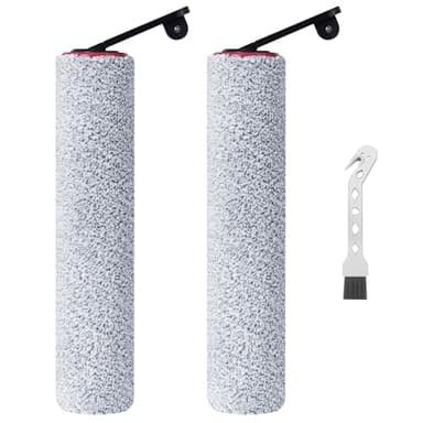 Jegehoyo Ricambi per Dreame H12 Pro / H12 Dual Aspirapolvere Bagnati e Secchi Senza Fili, 2 spazzole a rulli, 1 spazzola per la pulizia