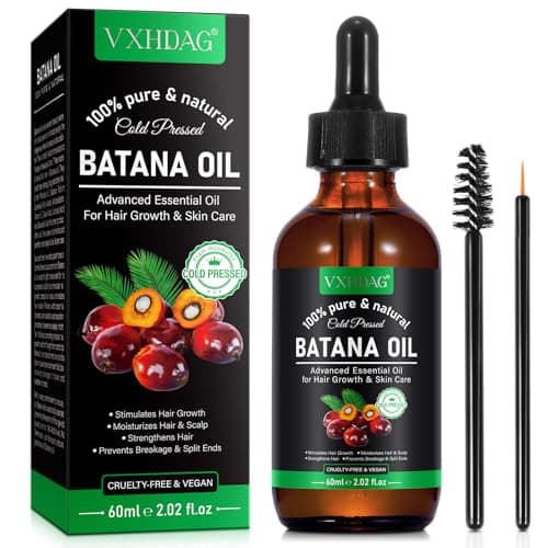 Olio Batana per capelli – Olio di Batana naturale al 100% dall'Honduras, elimina le doppie punte, ripristina i capelli e il cuoio capelluto danneggiati (1 Pack 1 x 60 ML)