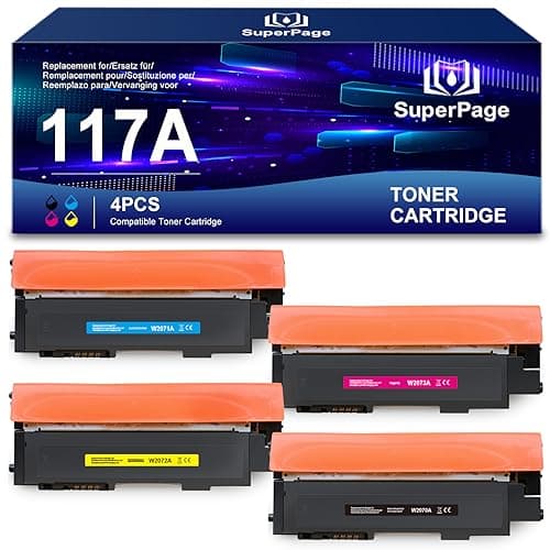 Superpage 117A Cartuccia Toner Compatibile per HP 117A W2070A per HP Color Laser 150nw 150a 179fnw 179fwg 178nw 178nwg