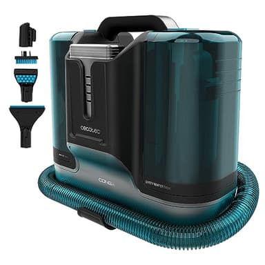 Cecotec Aspirapolvere Lava Tappeti Conga Carpet&Spot Clean Liberty Xl, 150W, 3in1:Spruzza, Pulisce e Aspira Anche i Finestrini, Autonomia 30 Min, 2 Serbatoi, Spruzzatore D'Acqua e Accessorio Lavavetri