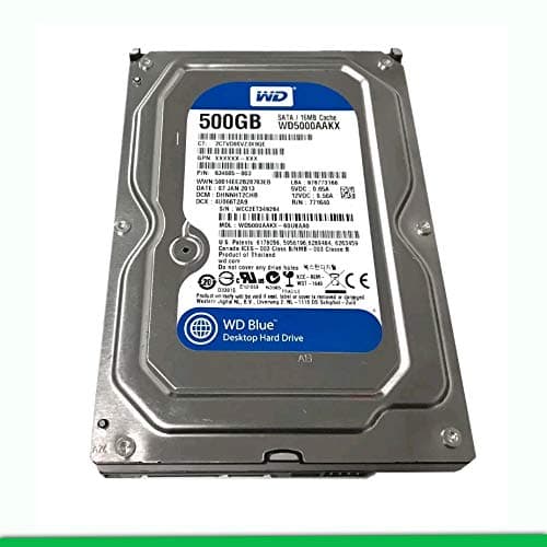 Western Digital Hard disk interno 500GB / Sata 3.5Inc (Ricondizionato)