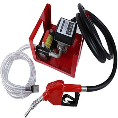 Pompa diesel, 230 V, autoadescante, con 2 tubi, 200 W, 50 l/min