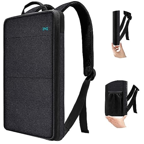 ZINZ Zaino per Laptop Sottile ed Espandibile, Resistente all'acqua, Compatibile con MacBook Pro 14" M4/M3/M2/M1, Mac Air/Pro da 13,3", XPS 13 14 e la Maggior Parte dei Notebook da 13"-14",B02K01