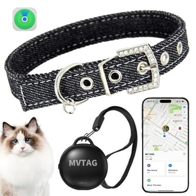 Collare del Tracker GPS dell'animale domestico del Gatti Collare+ intelligente Tracker Localizzazione in tempo reale/portata illimitata per i Gatti Dimensione regolabile impermeabile solo per IOS