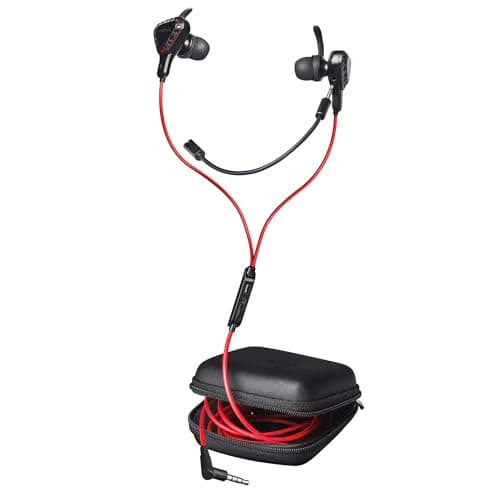 Trust Gaming GXT 408 Cobra Auricolari con Microfono, Cuffie Gaming In-Ear, Jack 3,5 mm, Cavo Adattatore per PC, Cuffiette Multipiattaforma per Computer, Console, Laptop, Telefono, Tablet - Nero
