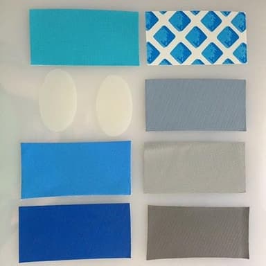 Kit Riparazione per Piscine Frame fuoriterra Rotonde e rettangolari 11410 Intex Senza Colla