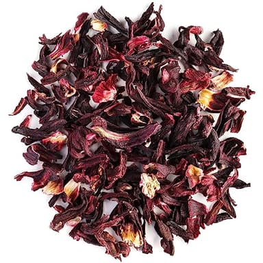 Karkadè Fiori Di Ibisco Biologico - Classico Tè Rosa Dell'Abissinia Agrodolce - Hibiscus Flower Bio Te Ibisco Essiccato Bio Ibiscus Fiori Ibisco Essiccati Karkade Biologico Karcade Ibisco Tisana