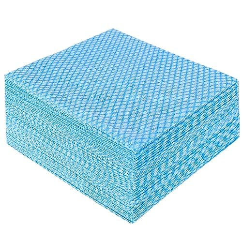 Jebblas USA e Getta J Panni Confezione di 50 Rotolo Multiuso Tessuto Non Tessuto Antiaderente asciugandosi Stracci casa Pulizia Panno Cucina Piatto canovaccio (Blue)