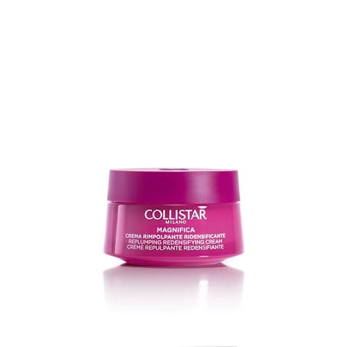 Collistar Magnifica Crema Viso e Collo Rimpolpante Ridensificante , Texture ricca e fondente, riduce le rughe, rende la pelle più compatta, senza siliconi, 50 ml