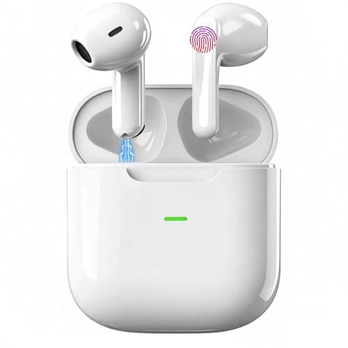 Cuffie Bluetooth, Auricolari Bluetooth 5.4 In Ear Stereo HiFi con 4 ENC Cancellazione Rumore Mic Cuffie Wireless,58 Ore,Touch Control Earbuds,IP8 Impermeabili Cuffiette Senza Fili per iOS Android