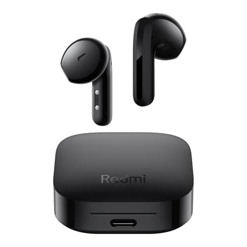 XIAOMI Redmi Buds 6 Active–Auricolari wireless Bluetooth semi-in-ear,Riduzione del rumore a doppio microfono,Fino a 6h+30h di durata della batteria, Bluetooth 5.4, Google Fast Pair nero