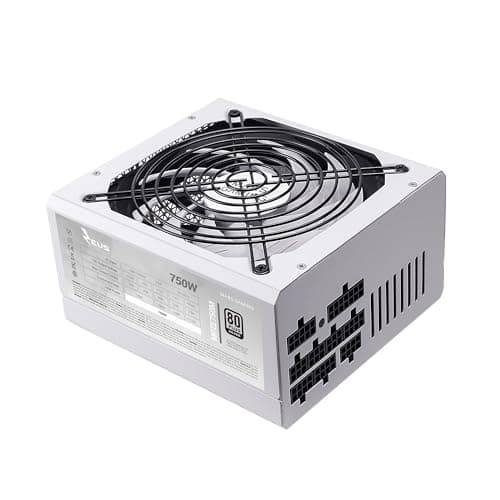 Mars Gaming MPZE750M, Alimentatore Modulare ATX 750W, 10 Anni Garanzia, 80Plus Silver +87% Efficienza, Ventola FDB AI-RPM da 140 mm, Tecnologie DC-DC e SMD, Condensatori Giapponesi da 105º, Bianco
