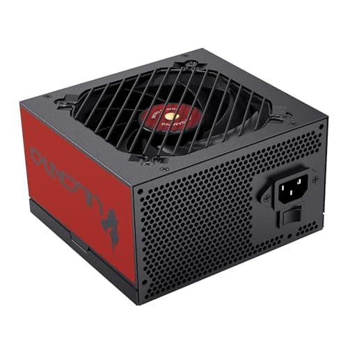 Mars Gaming MPVU750SI, Alimentatore ATX 750W, 10 Anni di Garanzia, 80 Plus Silver, +87% Efficienza, Tecnologie AI2-RPM, DC-DC e SMD, PFC Attivo, Condensatori Giapponesi Toshin Kyogo 105º, Rosso