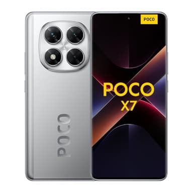 Xiaomi POCO X7 (smartphone), 8+256GB, 50MP camera principale con OIS, batteria da 5.110mAh, IP68 (caricabatterie non incluso), Silver