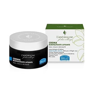 Helan L'Antirughe - Crema Viso Antirughe, Skincare Liftante con Vitamina C e E, Crema Idratante Viso Rimpolpa con Retinolo e Peptidi Antiage, Skin Care Stimola Collagene Avocado e Burro di Karitè 50ml