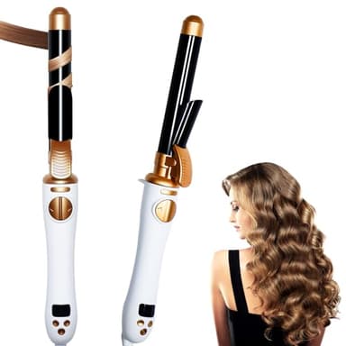 Großcat Ferro arricciacapelli automatico Professionale Rotante 25mm, Rivestimento in Ceramica, Regolazione della temperatura 100°C-230°C, Cavo Girevole a 360°, per Capelli Lunghi e Medi